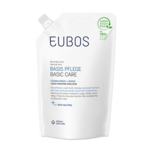 EUBOS Flüssig Wasch + Dusch Blau Nachfüllbeutel 400 ml