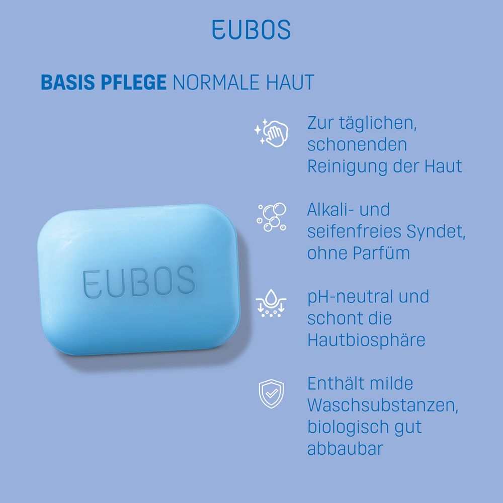 EUBOS Fest blau unparfümiert 125 g – Bild 2